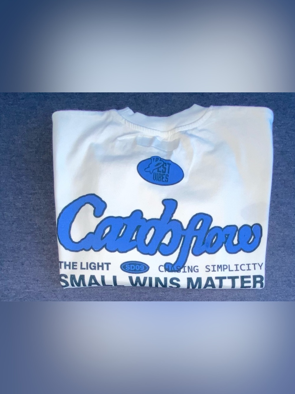 Boys White 'Small Wins Matter' Graphic Tee - Picture 6 of 7